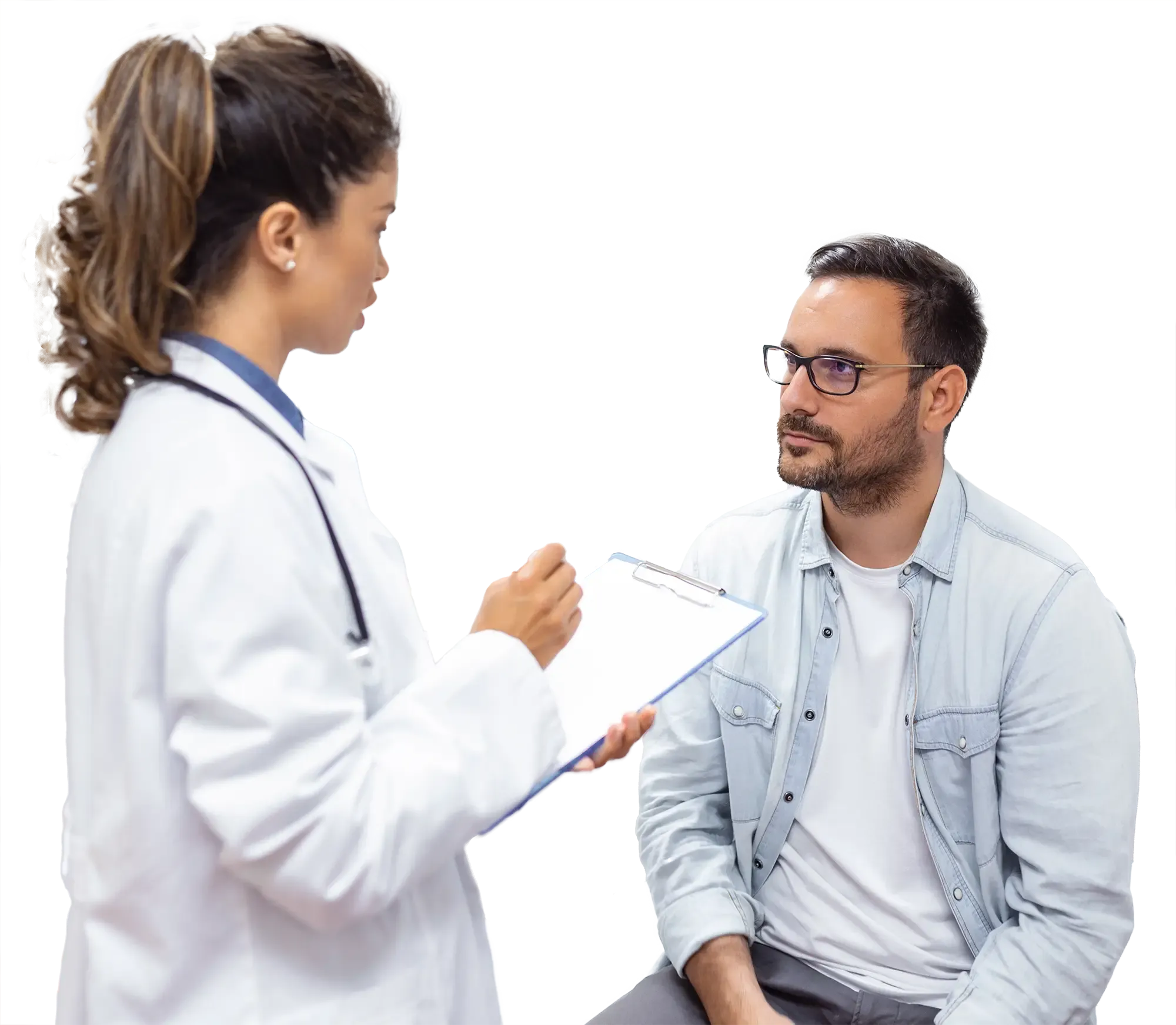 Ärztliches Gespräch im Medinstitut